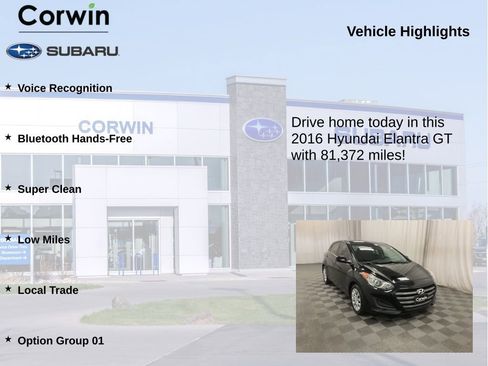 Used 2016 Hyundai Elantra GT FWD image 6