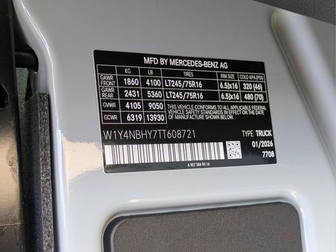 New 2026 Mercedes-Benz Sprinter 2500 image 11
