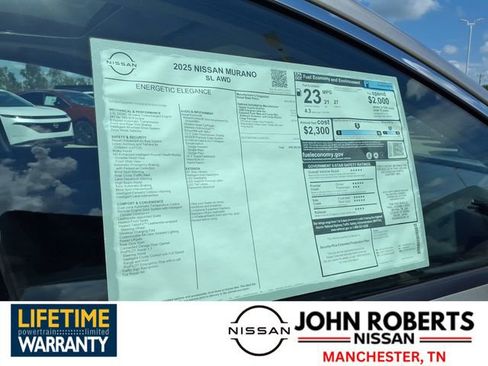 New 2025 Nissan Murano SL w/ Cargo Package image 17