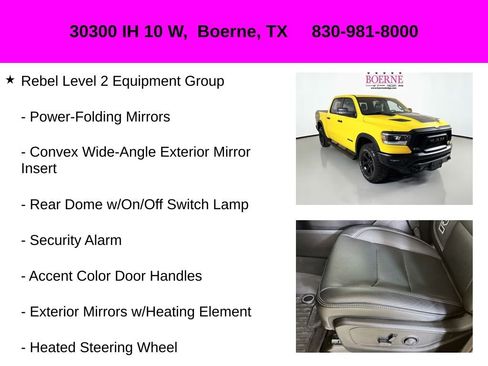 Used 2023 RAM 1500 Rebel w/ Rebel Level 2 Equipment Group image 36