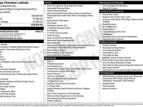 Used 2017 Jeep Cherokee Latitude w/ Cold Weather Group image 5