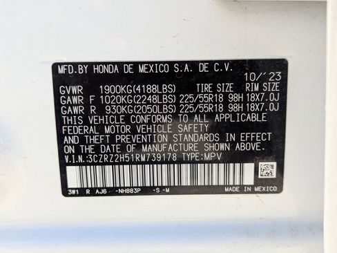 Used 2024 Honda HR-V Sport image 33