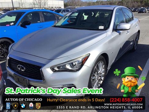 Used 2018 INFINITI Q50 Luxe w/ Essential Package (3.0T Luxe) image 1
