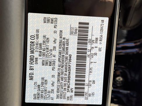 New 2025 Ford Bronco Sport Big Bend w/ Convenience Package image 45