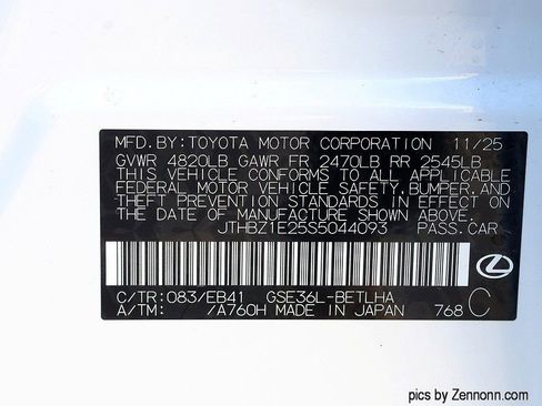 New 2025 Lexus IS 350 F Sport image 27