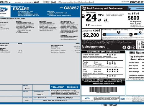 Used 2013 Ford Escape SEL AWD/4WD image 10