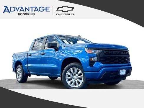 Certified 2023 Chevrolet Silverado 1500 Custom w/ LPO, Dark Essentials Package AWD/4WD image 1