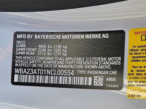 Used 2022 BMW 430i Convertible w/ M Sport Package image 22