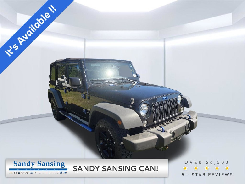 Used 2015 Jeep Wrangler Unlimited Sport w/ Quick Order Package 24S AWD/4WD image 1