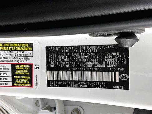 Used 2023 Toyota Camry LE FWD image 35