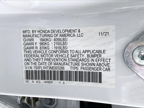 Used 2022 Honda Civic EX-L image 33