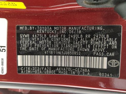 Used 2018 Toyota Camry LE image 33