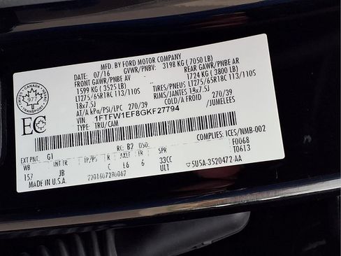 Used 2016 Ford F150 XLT w/ Equipment Group 302A Luxury AWD/4WD image 24