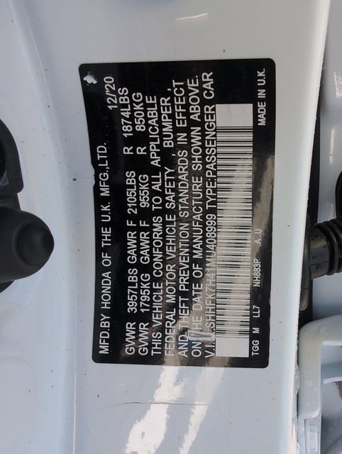 Used 2021 Honda Civic Sport image 17