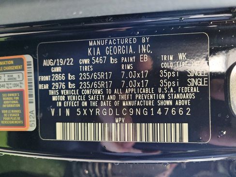 Used 2022 Kia Sorento LX image 33