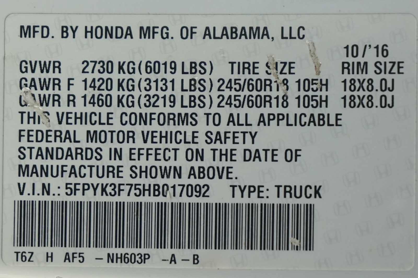 Used 2017 Honda Ridgeline RTL-E image 30