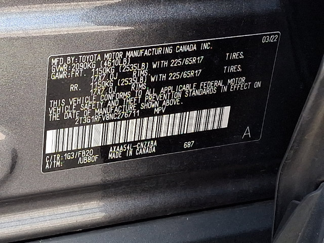 Certified 2022 Toyota RAV4 LE AWD/4WD image 17