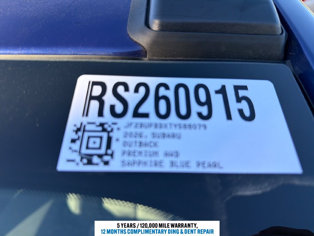 New 2026 Subaru Outback Premium AWD/4WD image 12