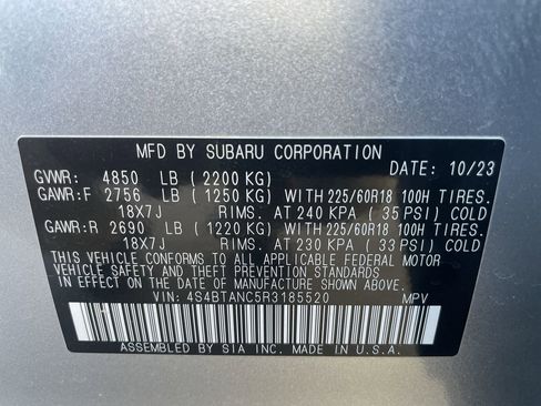 Used 2024 Subaru Outback Limited image 25