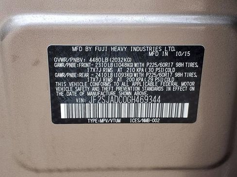 Used 2016 Subaru Forester 2.5i Premium w/ Popular Package #1 AWD/4WD image 10