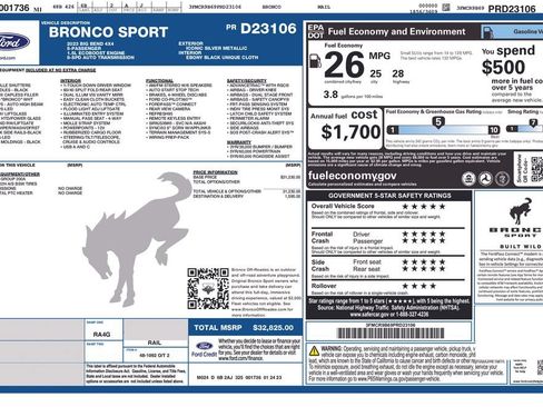 Used 2023 Ford Bronco Sport Big Bend AWD/4WD image 21