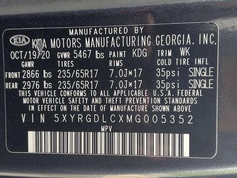 Used 2021 Kia Sorento LX AWD/4WD image 33