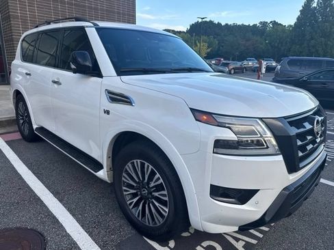 Used 2021 Nissan Armada SL w/ Midnight Edition Package RWD image 3