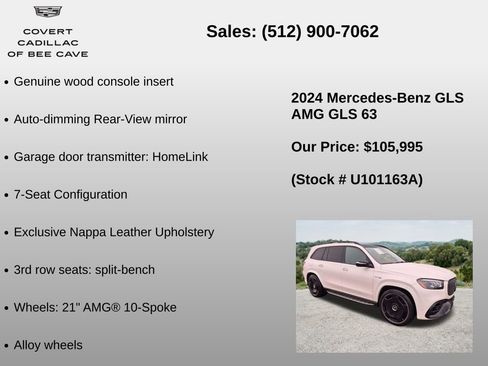 Used 2024 Mercedes-Benz GLS 63 AMG 4MATIC image 18