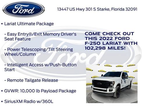Used 2022 Ford F250 Lariat w/ Black Appearance Package image 30
