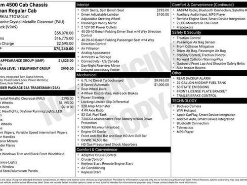 New 2026 RAM 4500 Tradesman w/ Chrome Appearance Group RWD image 17