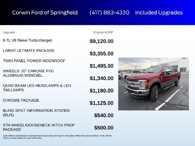Used 2019 Ford F350 Lariat w/ Lariat Ultimate Package AWD/4WD image 6