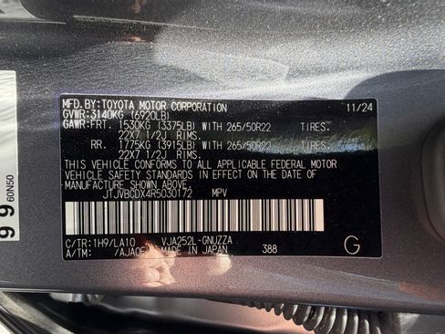 Used 2024 Lexus GX 550 w/ Accessory Package (Z1) AWD/4WD image 51