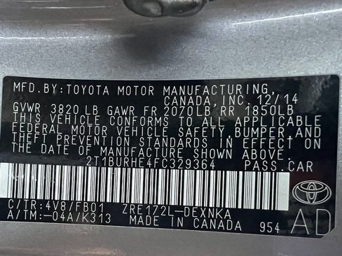 Used 2015 Toyota Corolla LE image 24