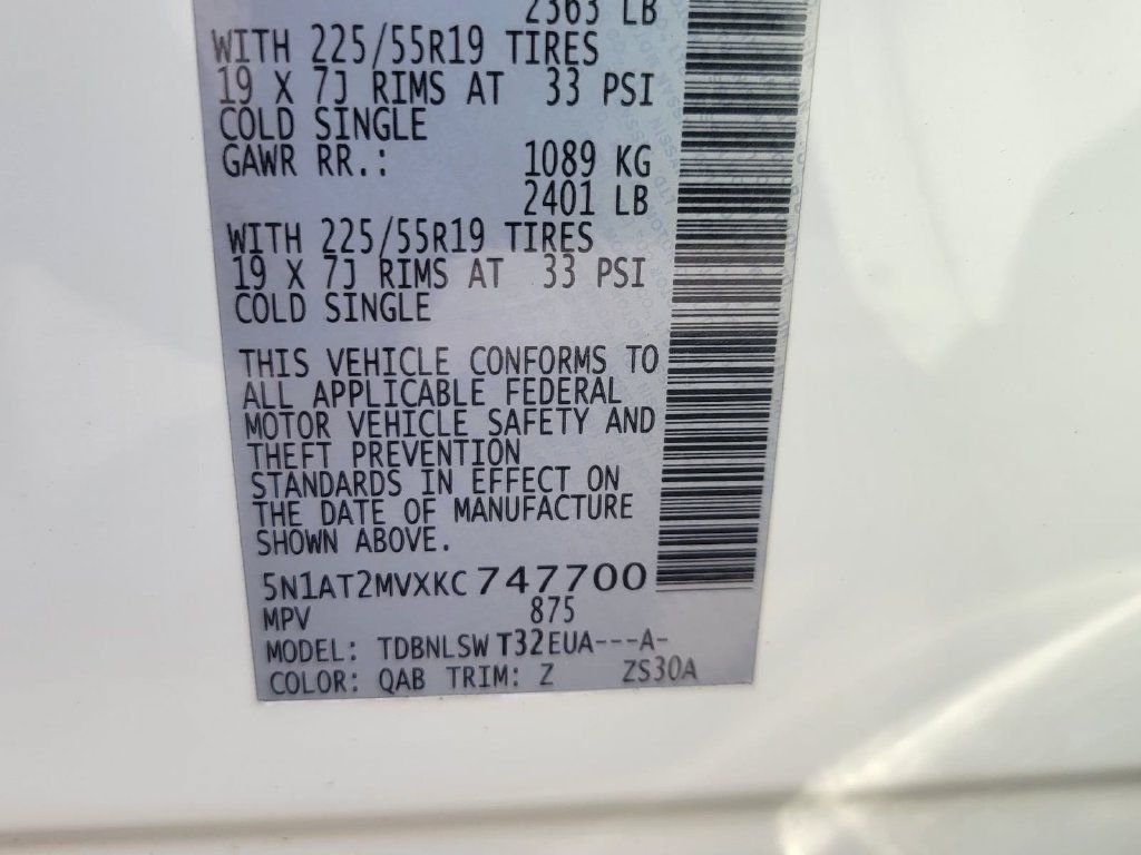 Used 2019 Nissan Rogue SL w/ Premium Package AWD/4WD image 33