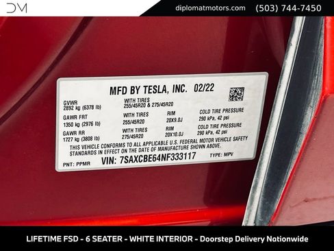 Used 2022 Tesla Model X Plaid AWD/4WD image 46