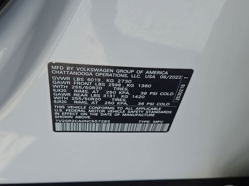 Used 2022 Volkswagen Atlas SEL R-Line image 28