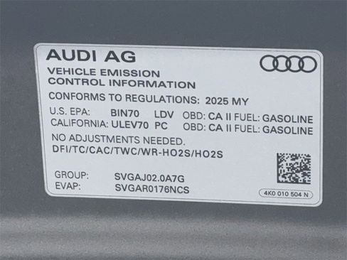 Used 2025 Audi A6 2.0T Premium w/ Convenience Plus Package image 62