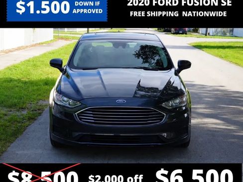 Used 2020 Ford Fusion SE FWD image 2