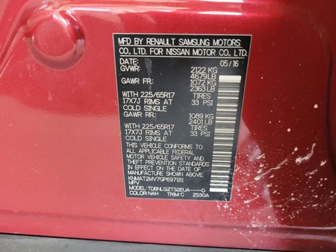 Used 2016 Nissan Rogue SV AWD/4WD image 33