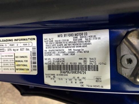 Used 2017 Ford Fusion S image 45