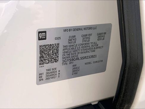 Used 2025 Cadillac Escalade Sport Platinum w/ LPO, ONYX Package AWD/4WD image 55