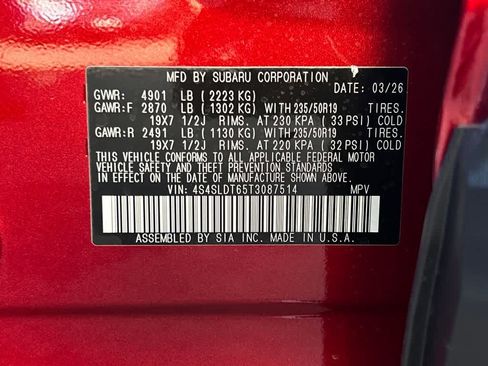 New 2026 Subaru Forester Touring AWD/4WD image 22