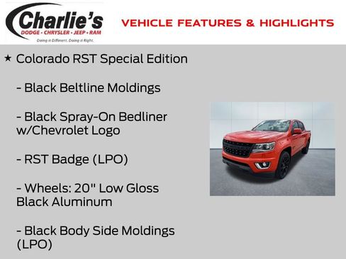 Used 2020 Chevrolet Colorado LT w/ Colorado RST Special Edition image 20