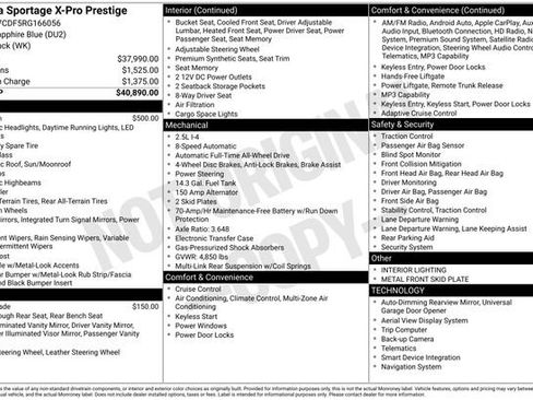 Used 2024 Kia Sportage X-Pro Prestige AWD/4WD image 16