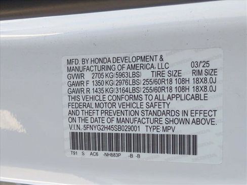 Used 2025 Honda Pilot EX-L image 24