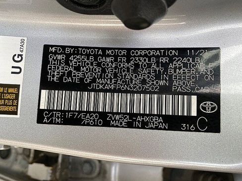 Used 2022 Toyota Prius Prime Limited image 60