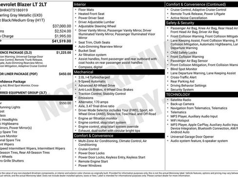 New 2026 Chevrolet Blazer LT w/ Convenience Package AWD/4WD image 3