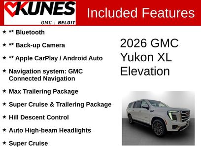 New 2026 GMC Yukon XL Elevation