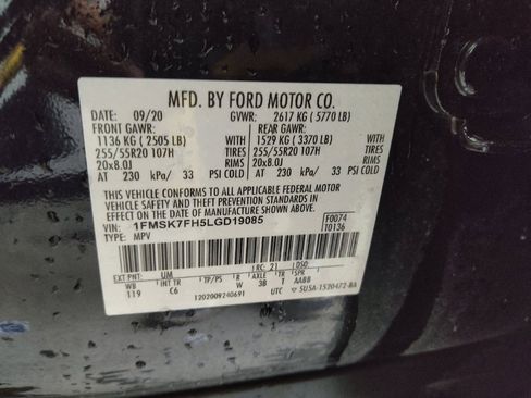Used 2020 Ford Explorer Limited w/ Class III Trailer Tow Package RWD image 33