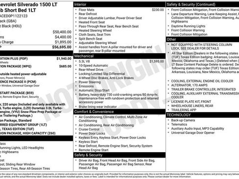 Used 2023 Chevrolet Silverado 1500 LT w/ Texas Edition Plus RWD image 6